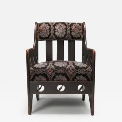 Axel Einar Hjorth Rustic Modernist Armchair Sweden 1920s