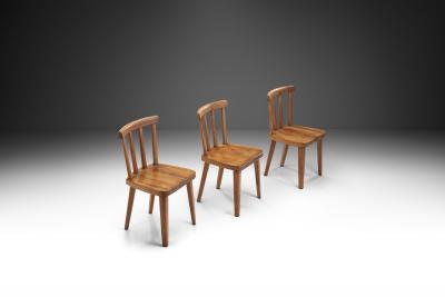Axel Einar Hjorth Set of 3 Ut Chairs by Axel Einar Hjorth for Nordiska Kompaniet Sweden 1930s