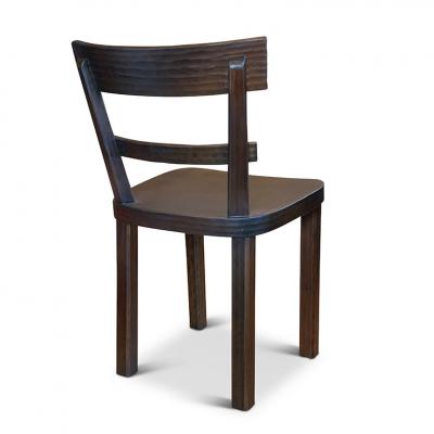 Axel Einar Hjorth Set of Four Chairs with Gouging Detail Attrib Axel Einar Hjorth