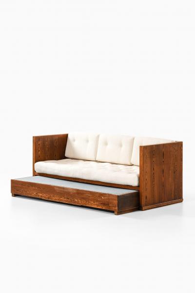 Axel Einar Hjorth Sofa in Pine and Boucl Attributed to Axel Einar Hjorth 1930s