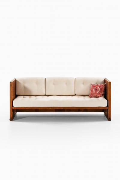 Axel Einar Hjorth Sofa in Pine and Boucl Attributed to Axel Einar Hjorth 1930s