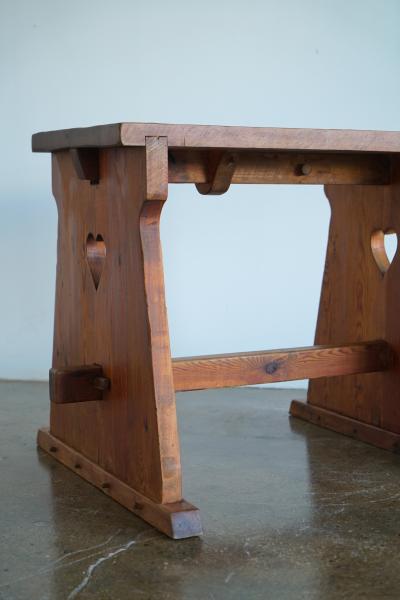 Axel Einar Hjorth style Swedish pine table Circa 1930th 