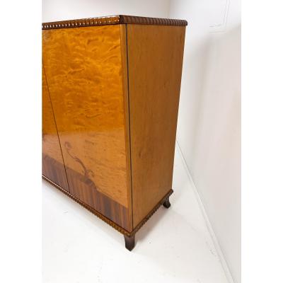 Axel Larsson 1930s Swedish Grace Art Deco Cabinet