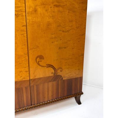 Axel Larsson 1930s Swedish Grace Art Deco Cabinet