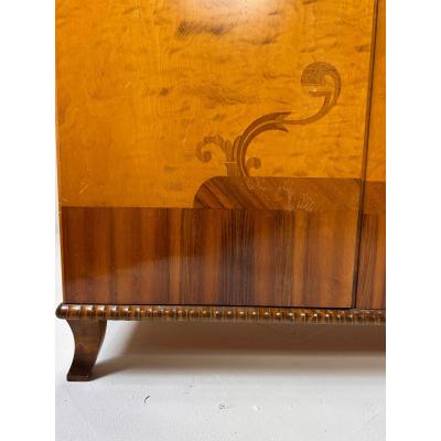 Axel Larsson 1930s Swedish Grace Art Deco Cabinet