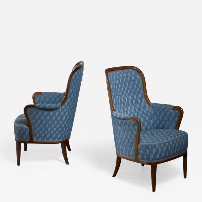 Axel Larsson Pair of Swedish Modern armchairs
