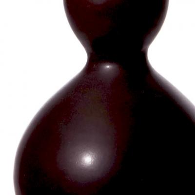 Axel Salto Exquisite Double Gourd Lamp in Oxblood Glaze by Axel Salto