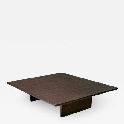 Axel Vervoordt Axel Vervoordt Wenge and Bamboo Coffee Table 1980s