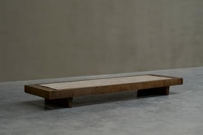 Axel Vervoordt Large Axel Vervoordt Wabi Sabi Style Coffee Table Mid 20th Century