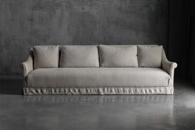 Axel Vervoordt Linen Sofa by Axel Vervoordt Belgium 21st Century