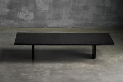 Axel Vervoordt Rectangular Bamboo Coffee Table by Axel Vervoordt Belgium 1980s