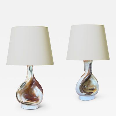 Axella Stenj j Pair of Table Lamps by Axella Stent j