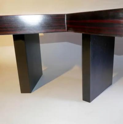Aymeric Lefort Coffee Table Cubes in Macassar Ebony Wood Marquetery by Aymeric Lefort