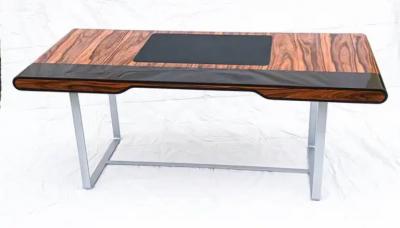 Aymeric Lefort Modern Desk Little Shanghai by Aymeric Lefort Black and Santos Wood