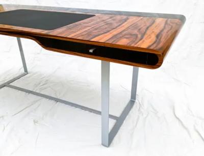Aymeric Lefort Modern Desk Little Shanghai by Aymeric Lefort Black and Santos Wood