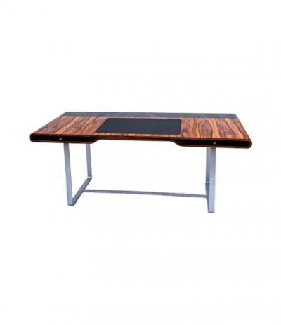 Aymeric Lefort Modern Desk Little Shanghai by Aymeric Lefort Black and Santos Wood
