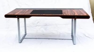 Aymeric Lefort Modern Desk Little Shanghai by Aymeric Lefort Black and Santos Wood