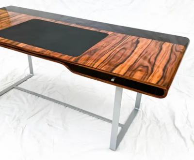Aymeric Lefort Modern Desk Little Shanghai by Aymeric Lefort Black and Santos Wood