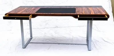 Aymeric Lefort Modern Desk Little Shanghai by Aymeric Lefort Black and Santos Wood