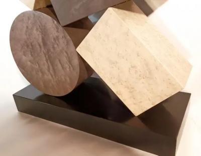 Aymeric Lefort New Custom Made Console in grey and Black Tinded Marquetry By Aymeric Lefort