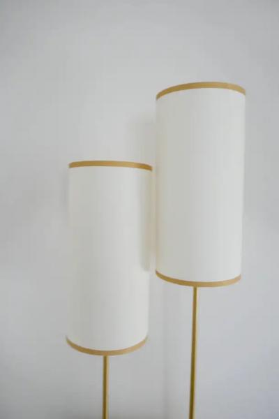 Aymeric Lefort Pair of Wall Light in Metal Gold bronze Patina by Aymeric Lefort