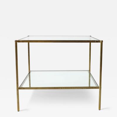 Azucena Corrado Corradi dellAcqua T12 brass and glass coffee table for Azucena