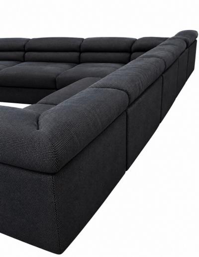 B B Italia Erasmo 7 Piece Sectional by Afra and Tobia Scarpa c 1970