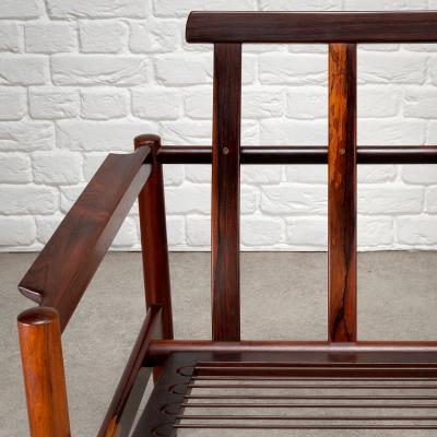 B rge Jensen S nner Rosewood Armchair by B rge Jensen S nner for Bernstorffsminde Denmark 1960s