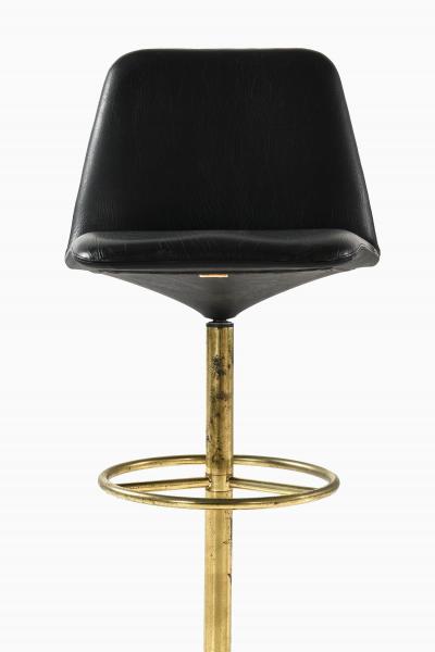 B rje Johanson Set of Four Bar Stools by B rje Johanson 1950s