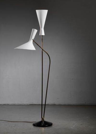 BAG Turgi Bronzewarenfabrik AG Turgi Carl Moor floor lamp for BAG Turgi