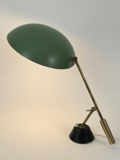 BAG Turgi Bronzewarenfabrik AG Turgi Elegant Mid Century Adjustable Table Lamp or Desk Light by BAG Turgi 1950s