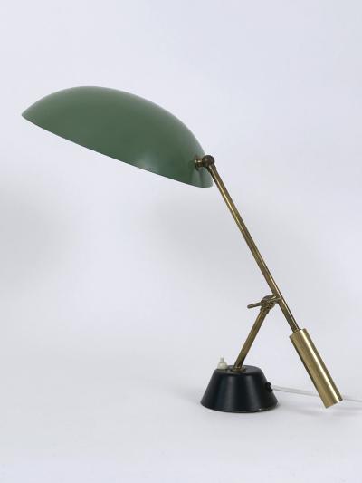BAG Turgi Bronzewarenfabrik AG Turgi Elegant Mid Century Adjustable Table Lamp or Desk Light by BAG Turgi 1950s