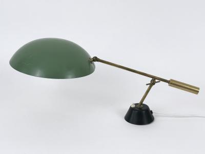 BAG Turgi Bronzewarenfabrik AG Turgi Elegant Mid Century Adjustable Table Lamp or Desk Light by BAG Turgi 1950s
