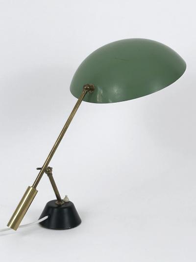 BAG Turgi Bronzewarenfabrik AG Turgi Elegant Mid Century Adjustable Table Lamp or Desk Light by BAG Turgi 1950s