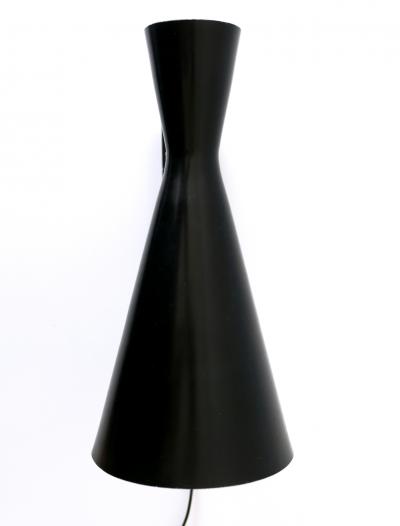 BAG Turgi Bronzewarenfabrik AG Turgi Rare Elegant Mid Century Modern Diabolo Sconce by BAG Turgi Switzerland 1950s