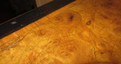 BALTIC KARELIAN BIRCHWOOD COLLECTORS CHEST