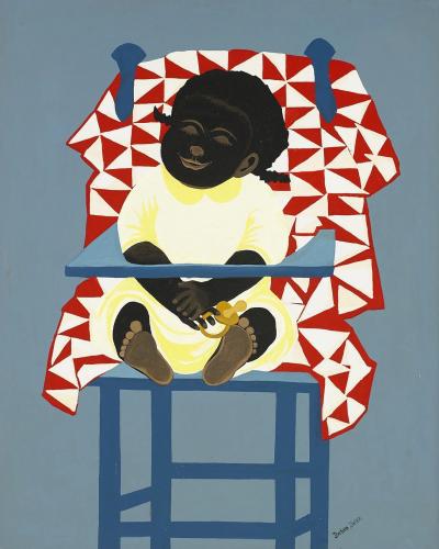 BARBARA JOHNSON ZUBER HIGH CHAIR 1974