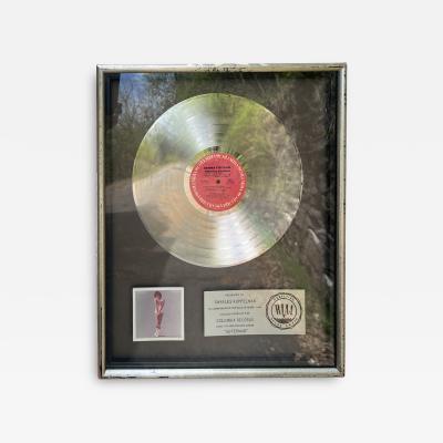 BARBARA STREISAND SUPERMAN RIAA CERTIFIED SALES AWARD