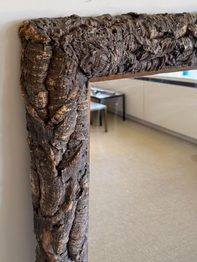 BARK FRAMED MIRROR