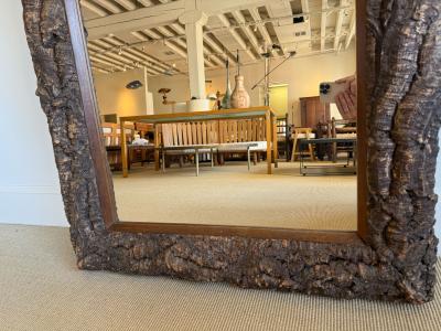 BARK FRAMED MIRROR