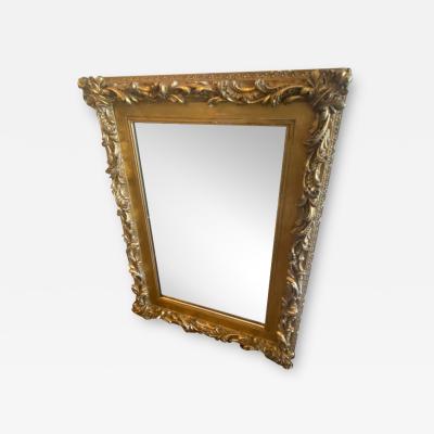 BEAUTIFUL ANTIQUE GILT BAROQUE FRAME MIRROR