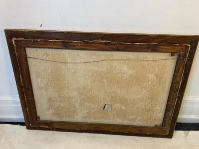 BEAUTIFUL FLOWERS AND FRUITS VICTORIAN ERA STILL LIFE PAINTING