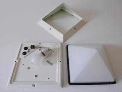 BEGA Leuchten Set of Two Large Outdoor Wall Lamps or Sconces by Bega 1980s Germany