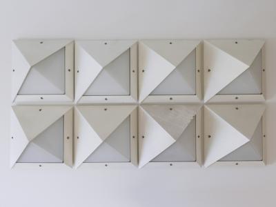 BEGA Leuchten Set of Two Large Outdoor Wall Lamps or Sconces by Bega 1980s Germany