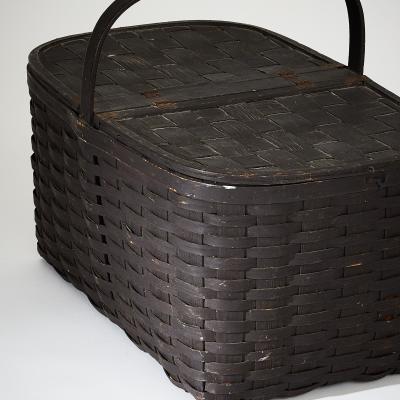 BLACK PICNIC BASKET