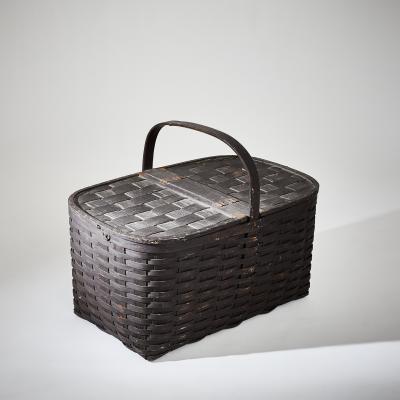 BLACK PICNIC BASKET