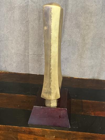 BRASS MODERNIST LOVERS SCULPTURE