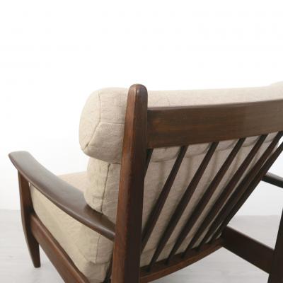 BRAZILIAN LOUNGE CHAIRS IN CARVED SOLID TEAK 1960S