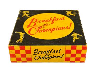 BREAKFAST FOR CHAMPIONS RISQUE POP ART SCULPTURE