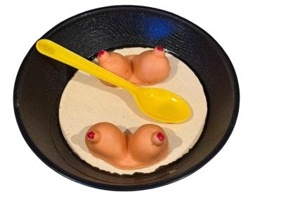 BREAKFAST FOR CHAMPIONS RISQUE POP ART SCULPTURE